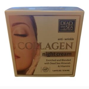 Dead Sea Collection Anti-Wrinkle Collagen Night Cream - NWT